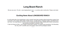 Tablet Screenshot of longboardranch.com